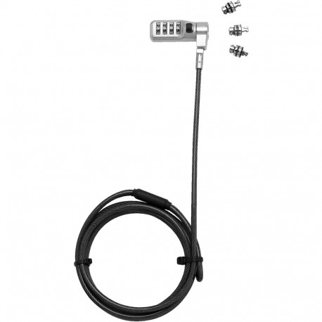 "Dicota Univ.Sec.Cable Lock, 3 Exchangeable heads,combination"
