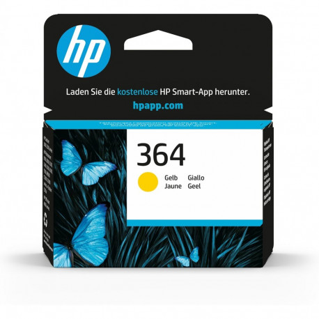 "HP 364 original Ink cartridge CB320EE BA1 yellow standard capacity 3ml 300 pages 1-pack with Vivera