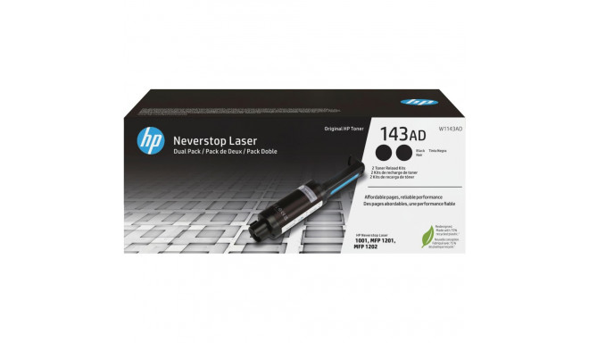 "HP 143AD Neverstop Toner Reload Kit 2-Pack"