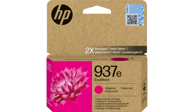 "HP 937e EvoMore Magenta Original Ink Cartridge"