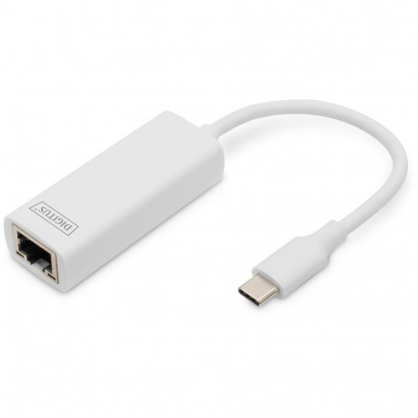 "DIGITUS Adapter USB3.0/C -> RJ45 Gigabit Ethernet St/Bu 20cm"