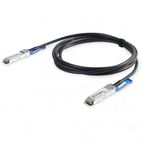 "Kabel QSFP28 100G DAC 1.0m schwarz AWG 30"