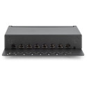 "DIGITUS Patchpanel 1HE 8-Port Cat6 geschirmt schwarz"