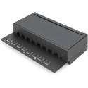 "DIGITUS Patchpanel 1HE 8-Port Cat6 geschirmt schwarz"