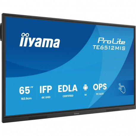 "IIYAMA DS TE6512MIS 163.9cm VA TOUCH 65''/3840x2160/VGA/2xHDMI/2xUSB-C"