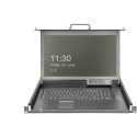 "DIGITUS Modulare Konsole 17""HD LCD,16-port VGA KVM Deutsch"