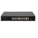 "DIGITUS Switch 16-Port 10/100 32W PoE schwarz"