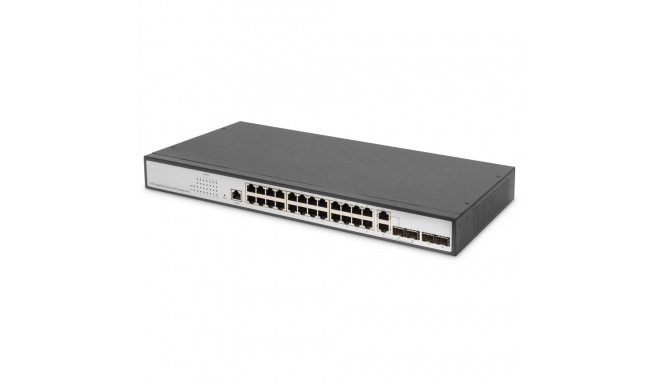 "DIGITUS Switch 24-Port Gigabit Managed schwarz"