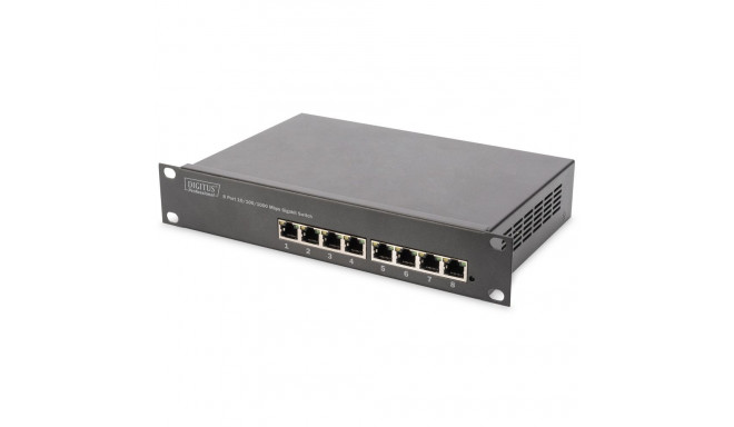 "DIGITUS Switch 8-Port Gigabit Unmanaged schwarz"