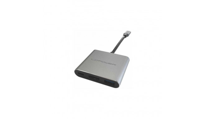 "LC-Power LC-HUB-C-MULTI-4-V2 USB-C auf USB-A/USB-C/HDMI"