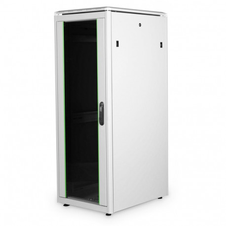 "DIGITUS Netzwerkschrank Unique 32HE 1609x600x800mm grau (Speditionsversand)"
