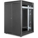 "DIGITUS Netzwerkschrank Unique 22HE 1164x800x800mm schwarz (Speditionsversand)"