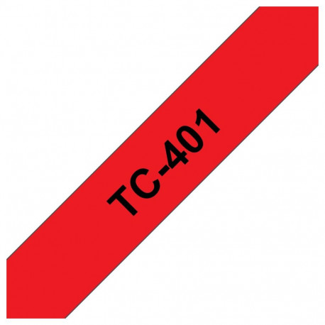 "PTOUCH 12MM RED BLACK"