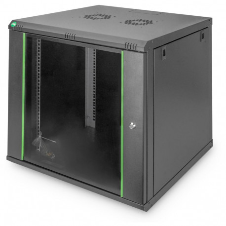 "DIGITUS Wandgehäuse Dynamic 12HE 607x600x600mm schwarz"