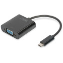 "DIGITUS Adapter USB3.0/C -> VGA 19.5cm schwarz"