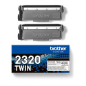 "Brother Toner TN-2320TWIN Schwarz 2er Pack bis zu 2.600 Seiten nach ISO/IEC 19752"