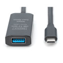 "DIGITUS Verlängerungskabel USB-C->USB-A St./Bu. 5G 5,00m"