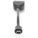 "DIGITUS USB 2.0 Adapter OTG, Typ Mini B - A St/Bu 0,2m"