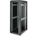 "DIGITUS Netzwerkschrank Unique 32HE 1609x600x800mm schwarz (Speditionsversand)"