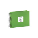 "Hama Fine Art Spiral apfelgrn 24x17 50 schwarze Seiten 94880"