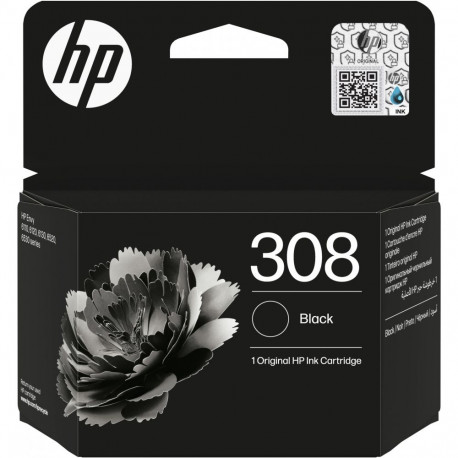 "HP 308 Black Original Ink Cartridge"