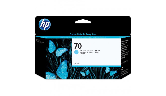 "HP 70 original Ink cartridge C9390A light cyan standard capacity 130ml 1-pack"