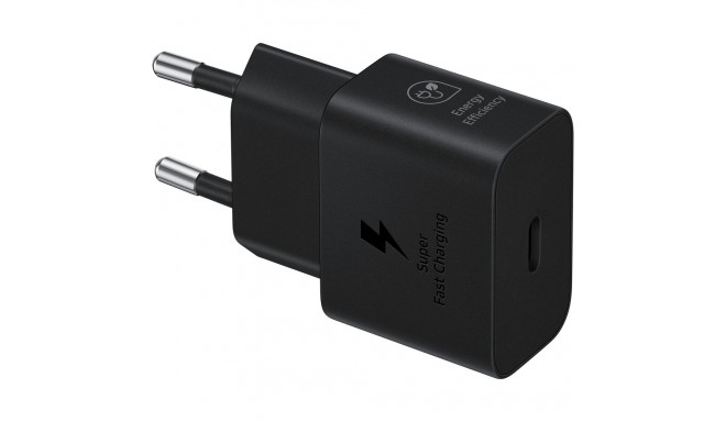 "Samsung Galaxy Power Adapter USB Type C 25W 1m Black Blister"