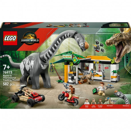 "LEGO Jurassic World Raptor & Titanosaurus: Große Fährtensuche 76973"