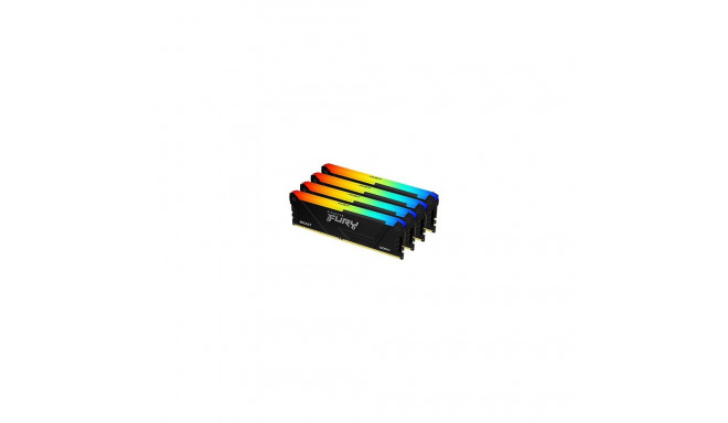 "KINGSTON 32GB 3600MT/s DDR4 CL17 DIMM Kit of 4 FURY Beast RGB"
