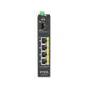 "4+1P Zyxel RGS100-5P POE industrial"