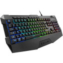 "Sharkoon Skiller SGK4 Gaming Keyboard QWERTZ wired rubberdome black"
