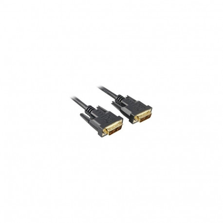 "Sharkoon Kabel DVI-D -> DVI-D (18+1) 5m schwarz"