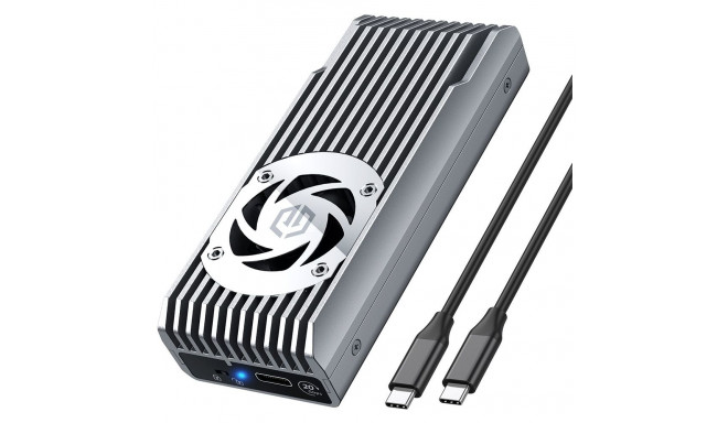 "GRAUGEAR externes Gehäuse M.2 NVMe mit Lüfter 20Gbit"