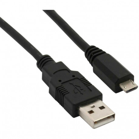 "Kabel USB 2.0 A-B Micro 0.5m schwarz"