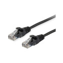 "Equip Patchkabel Cat6A U/UTP 2xRJ45 1.00m schwarz LSZH Polybeutel"