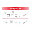 "Equip Patchkabel Cat6 S/FTP 2xRJ45 10.00m grau LSZH Polybeutel"