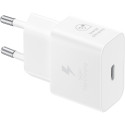 "Samsung Galaxy Power Adapter USB Type C 25W 1m White"