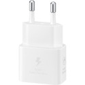 "Samsung Galaxy Power Adapter USB Type C 25W 1m White"