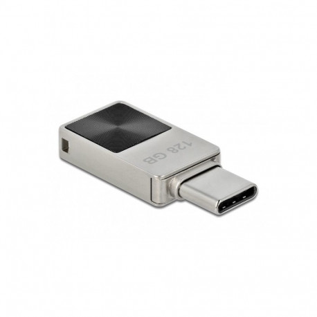 "STICK DELOCK Mini USB 3.2Gen1 USB-C Speicherstick 128GB Metallgeh."