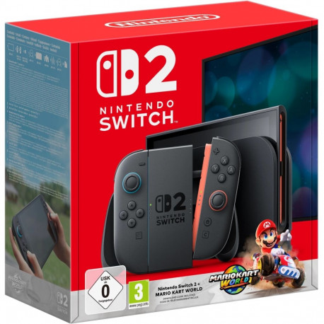 "Nintendo Switch 2 + Mario Kart World-Set Schwarz"