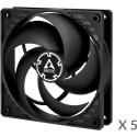 "ARCTIC Lüfter P12 Max-120mm PWM regulated (Black) 5-Pack"