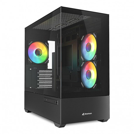 "Sharkoon MK6 RGB Micro-ATX 1xGlas Black"