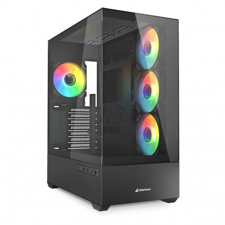 "Sharkoon AK6 RGB ATX 1xGlas Black"