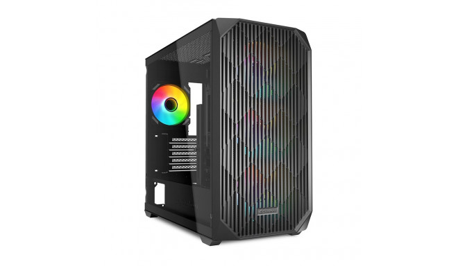 "Sharkoon MK3 RGB Micro-ATX 1xGlas Black"