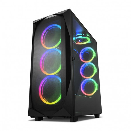 "Sharkoon REV300 ATX/E-ATX 2xGlas Black"