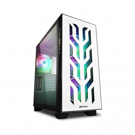 "Sharkoon Elite Shark CA300T ATX/E-ATX 2xGlas White"