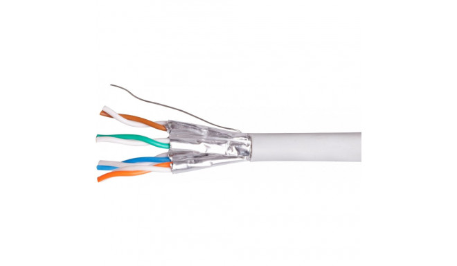 "Equip Instal.Kab Cat6 U/UTP 4P24 100.00m grau LSZH"