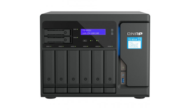 "QNAP TS-855X-8G 8 Bay tower NAS Intel Atom C5125 8GB DDR4"