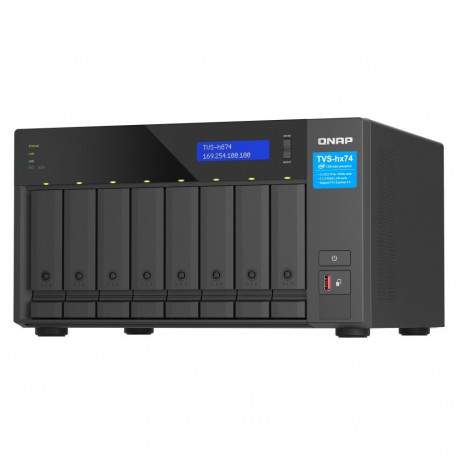 "QNAP TVS-H874X-I9-64G 8-bay QuTS hero NAS Intel Core i9-12900 16-core 64GB RAM"