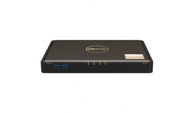 "QNAP TBS-464-8G Intel Celeron N5105/N5095 quad-core 1.5GHz processor burst up to 2.9GHz 8GB DDR4 RA